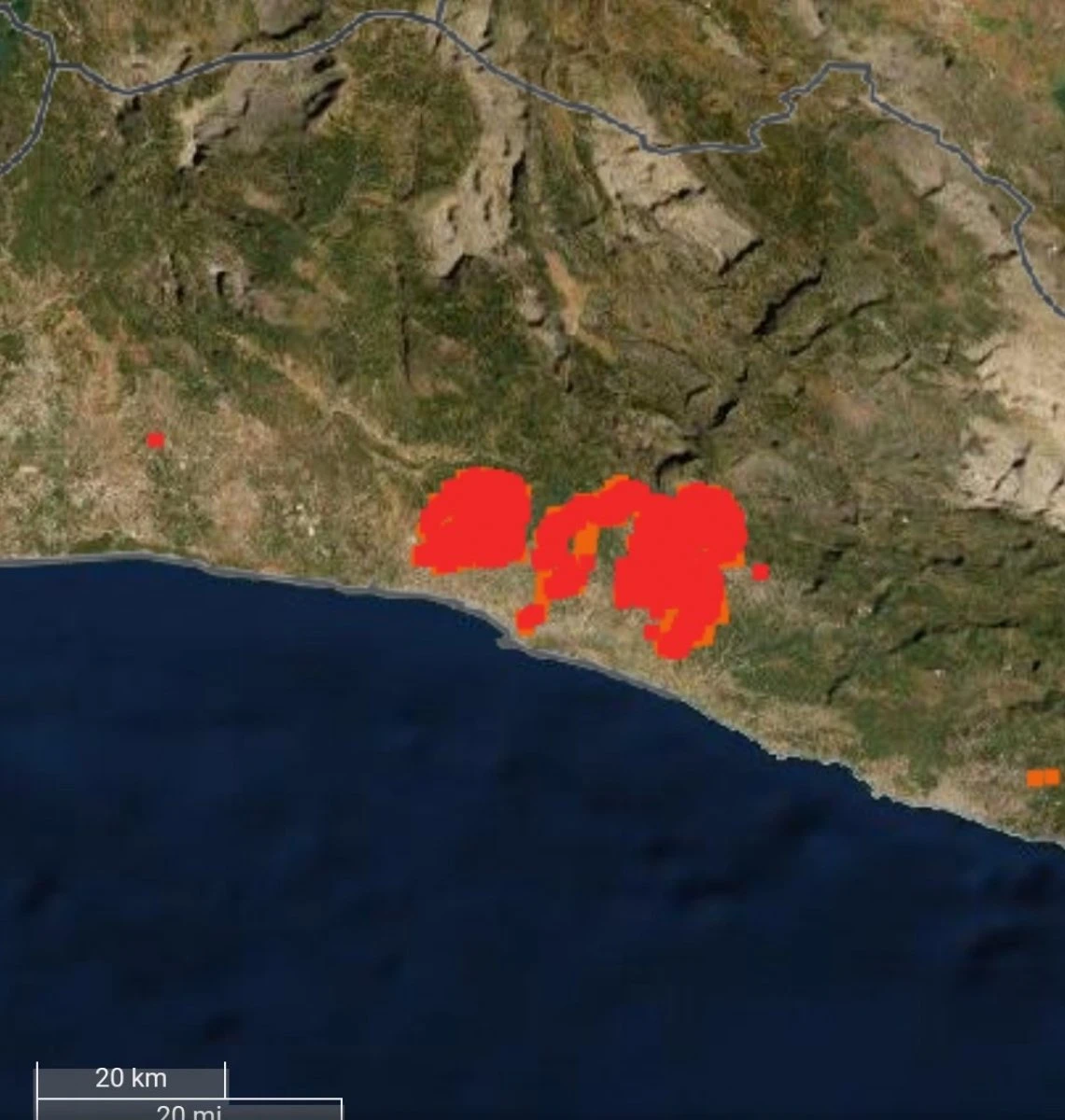 Türkiye'deki yangınların uydu görüntüleri! Nasa paylaştı